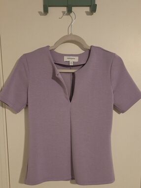 Banana Republic Lavender Short Sleeve Top